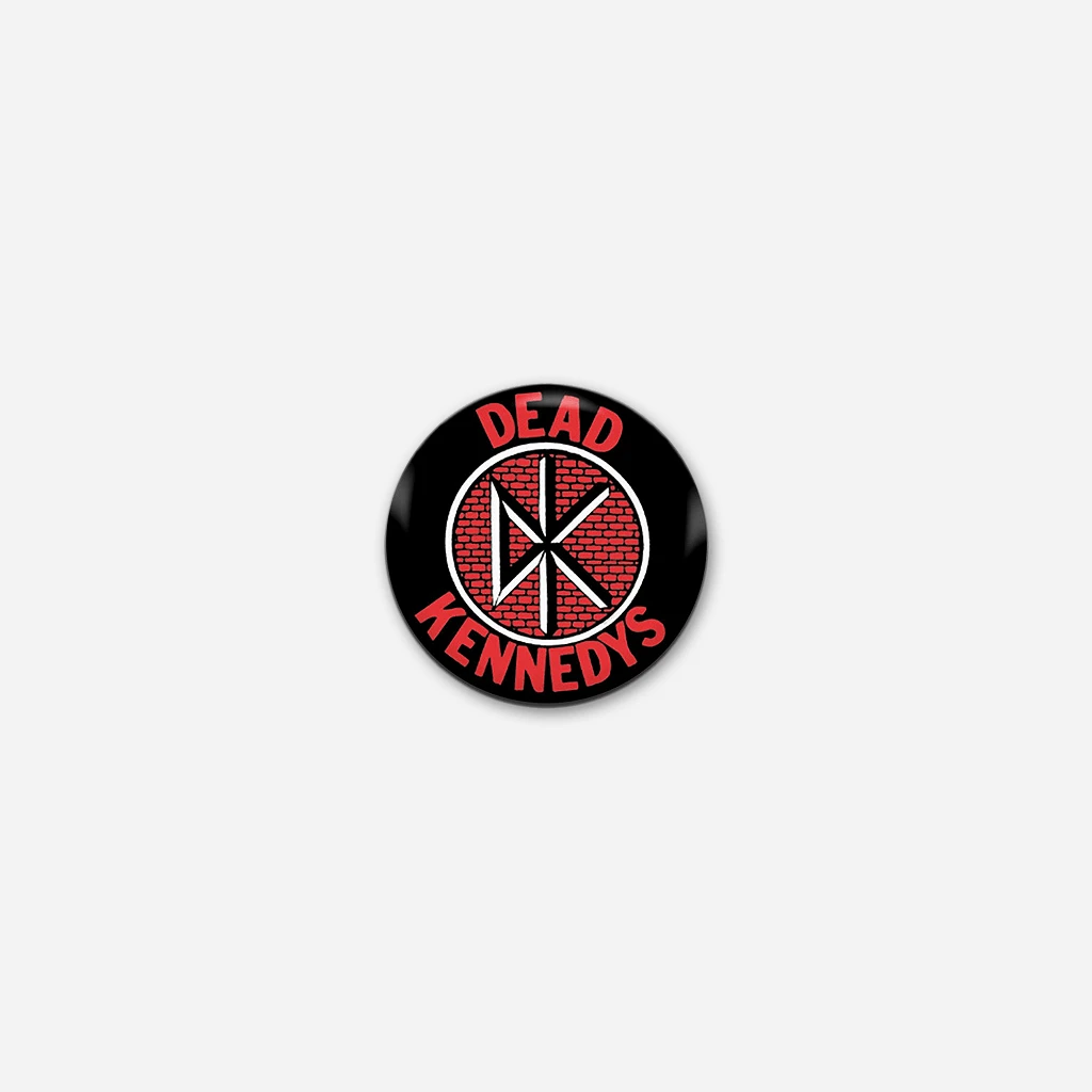 Dead Kennedys DK Brick Logo Button New Merch 1 Dead Kennedys DK Brick Logo Button New Merch