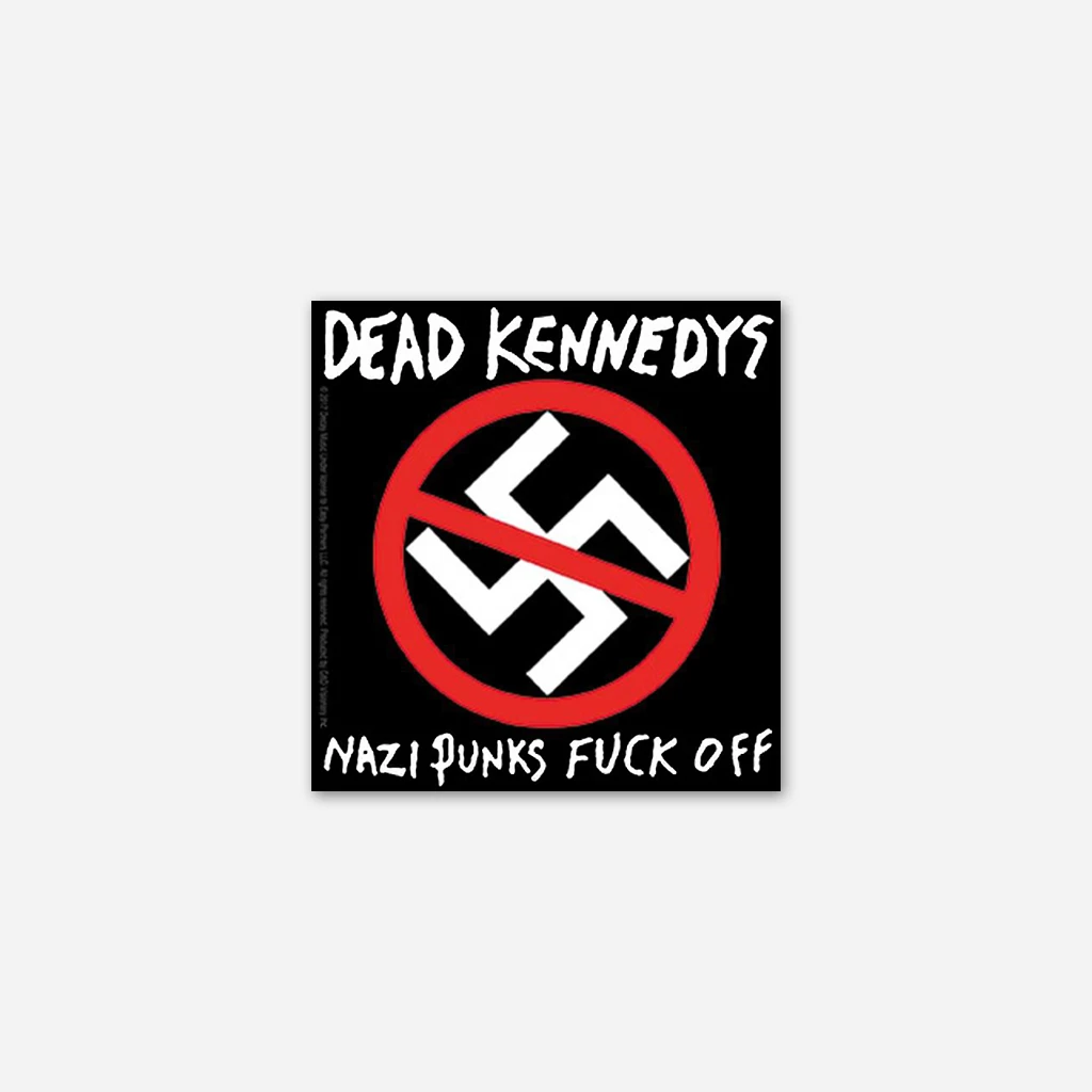 Dead Kennedys New Merch Nazi Punks Fuck Off Sticker 1 Dead Kennedys New Merch Nazi Punks Fuck Off Sticker