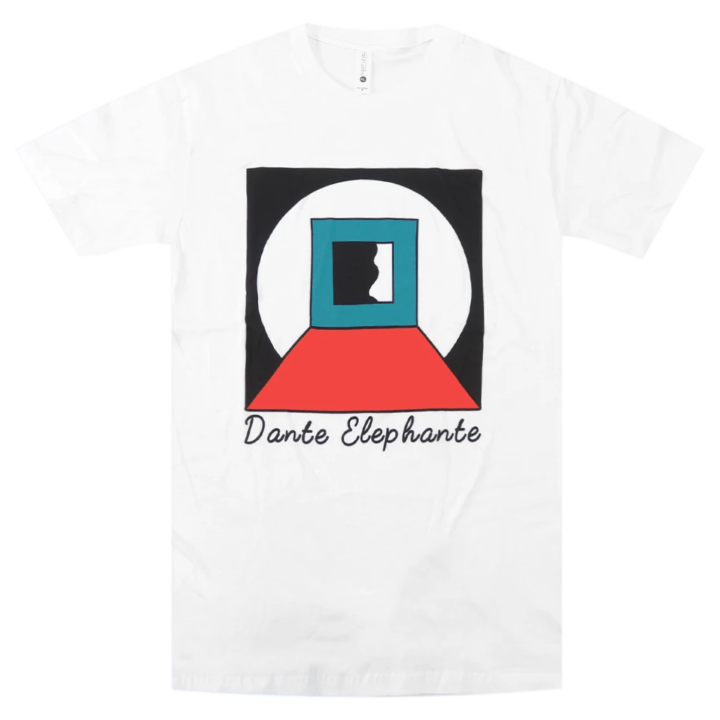 Dante Elephante Geometric White T-Shirt New Merch 1 Dante Elephante Geometric White T-Shirt New Merch