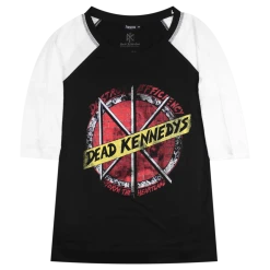 Dead Kennedys Destroy Efficiency Womens Raglan T-Shirt