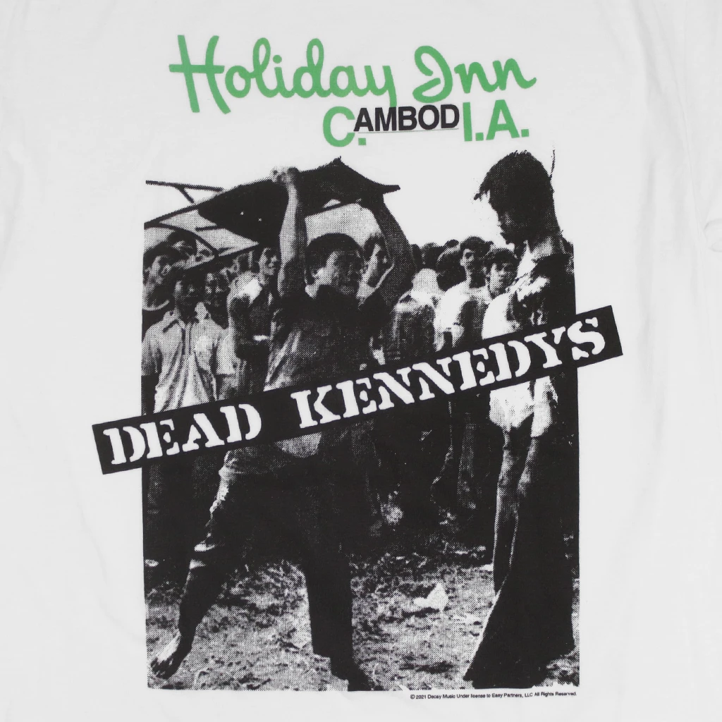 Dead Kennedys New Merch Holiday In Cambodia White T-Shirt 2 Dead Kennedys New Merch Holiday In Cambodia White T-Shirt