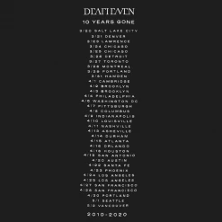 Deafheaven 10 Years Gone Black Long Sleeve Tour T-Shirt New Merch