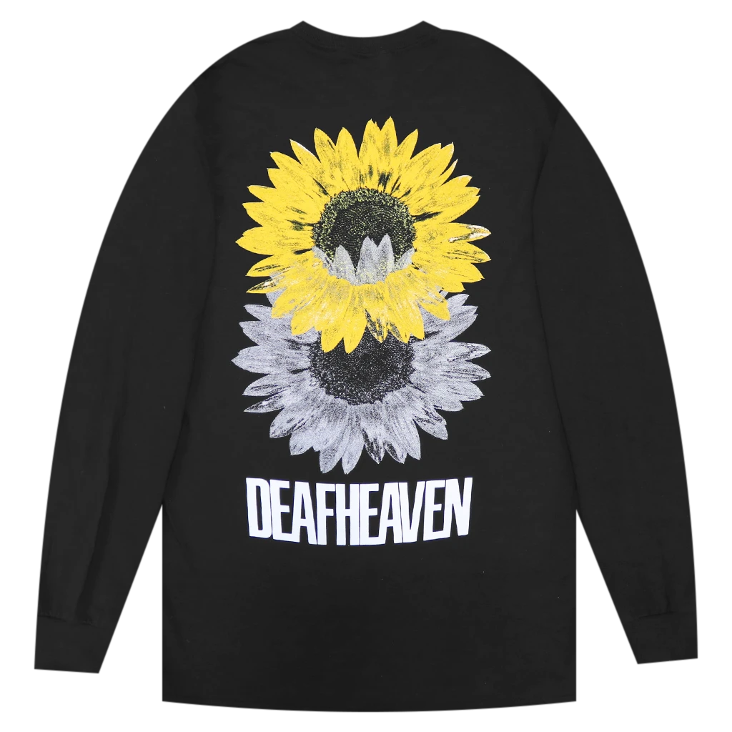 Deafheaven Sunflower Black Long Sleeve T-Shirt New Merch 5 Deafheaven Sunflower Black Long Sleeve T-Shirt New Merch