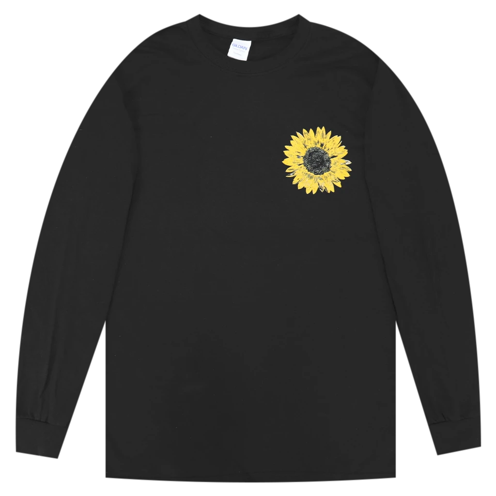 Deafheaven Sunflower Black Long Sleeve T-Shirt New Merch 4 Deafheaven Sunflower Black Long Sleeve T-Shirt New Merch