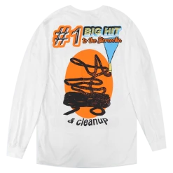 Death Grips New Merch Demolition White Long Sleeve T-Shirt