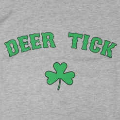 Deer Tick New Merch Shamrock Youth Heather Grey T-Shirt