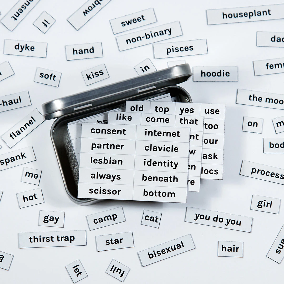 Autostraddle New Merch Queer Magnetic Words Kit 2 Autostraddle New Merch Queer Magnetic Words Kit