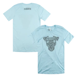 Edie Brickell & New Bohemians New Merch Hunter Logo Vintage Heather Blue T-Shirt