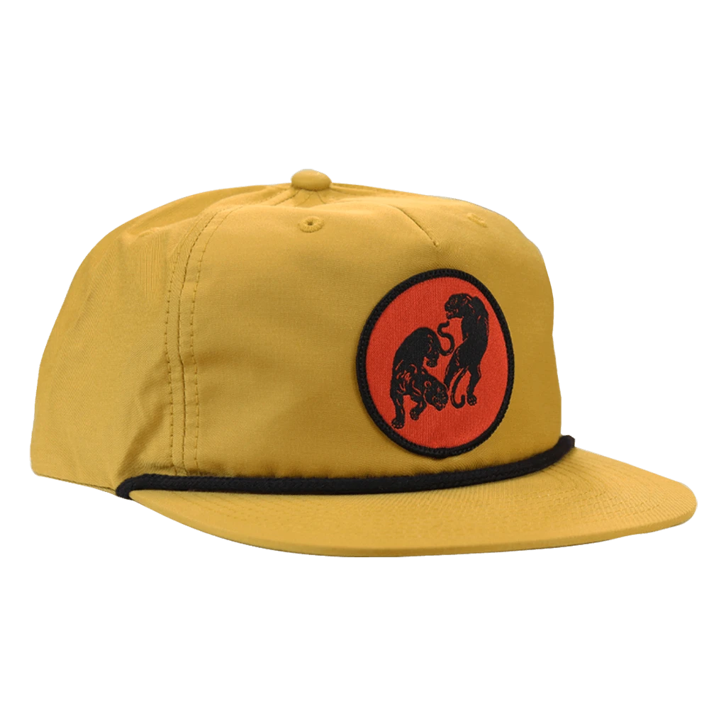 Black Pumas Double Puma Patch Mustard Flatbill Snapback Hat New Merch 1 Black Pumas Double Puma Patch Mustard Flatbill Snapback Hat New Merch