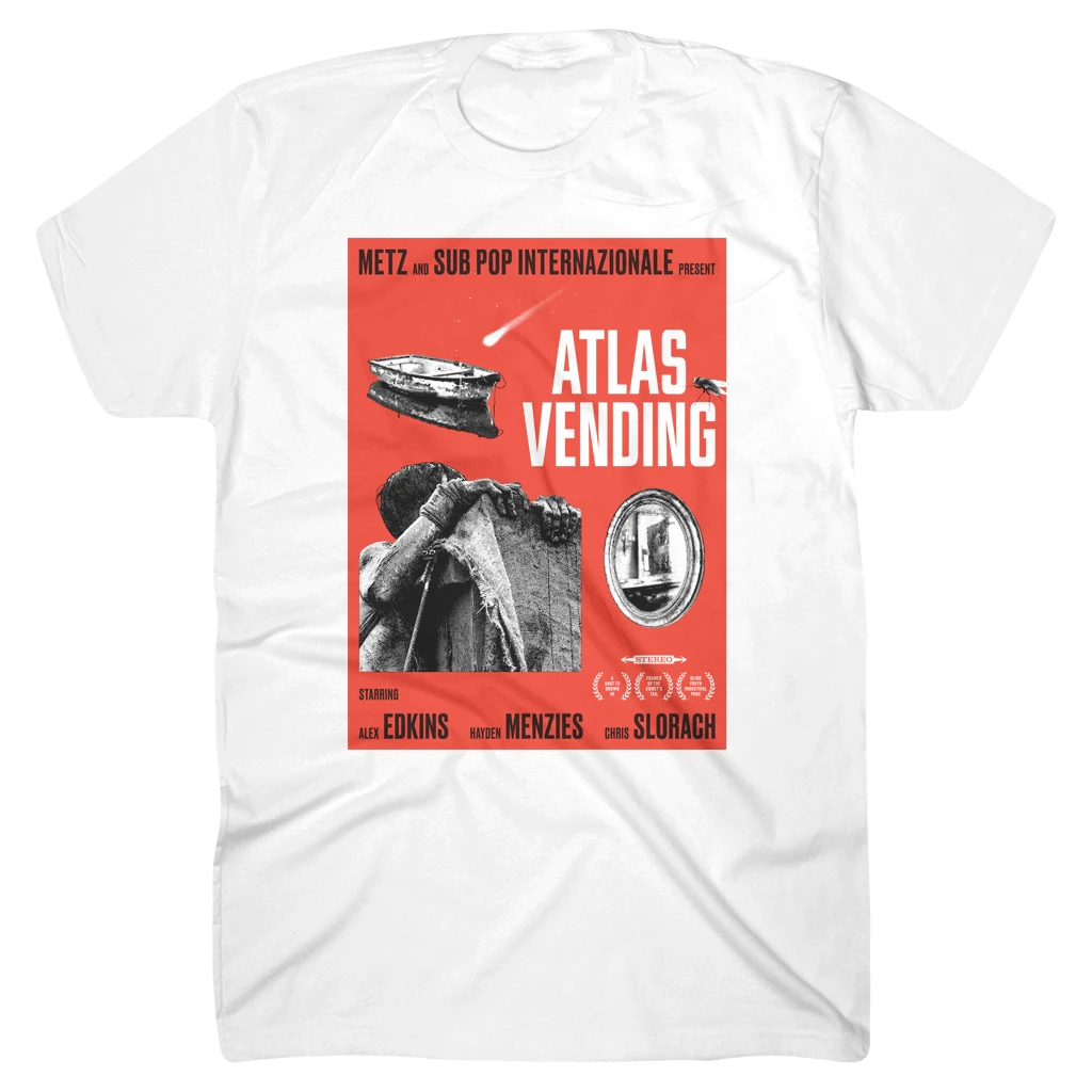 Metz New Merch Doublenaut White T-Shirt 1 Metz New Merch Doublenaut White T-Shirt