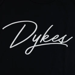 Autostraddle New Merch Team Dykes Black Tee