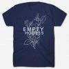 Empty Houses New Merch Flowers Navy T-Shirt