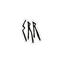 Emma Ruth Rundle New Merch ERR Patch - Black On White