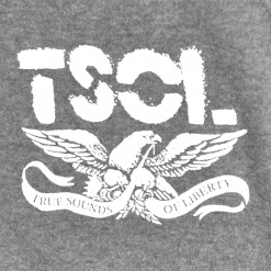 T.S.O.L. Logo Grey Zip Hoodie New Merch