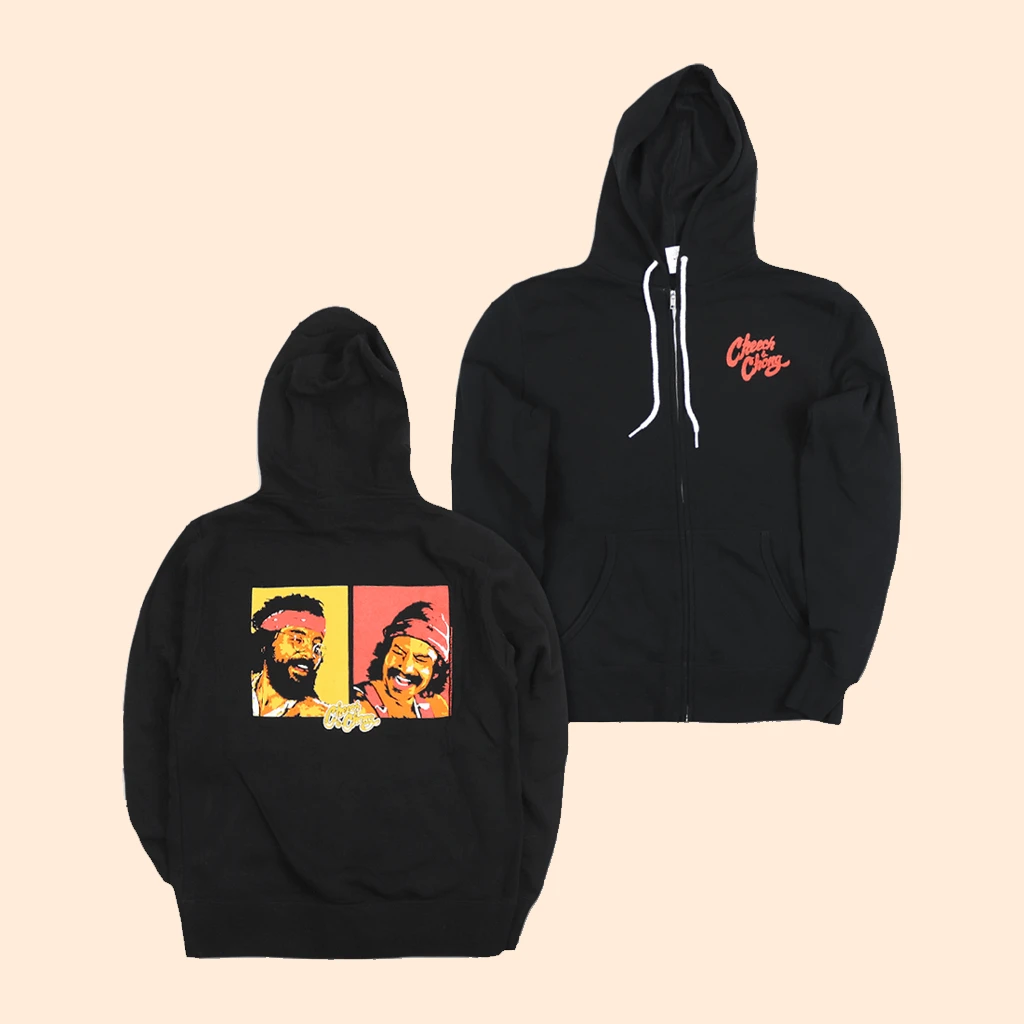 Homies In Dreamland By Cheech And Chong New Merch Faces Black Zip Up Hooded Sweatshirt 1 Homies In Dreamland By Cheech And Chong New Merch Faces Black Zip Up Hooded Sweatshirt