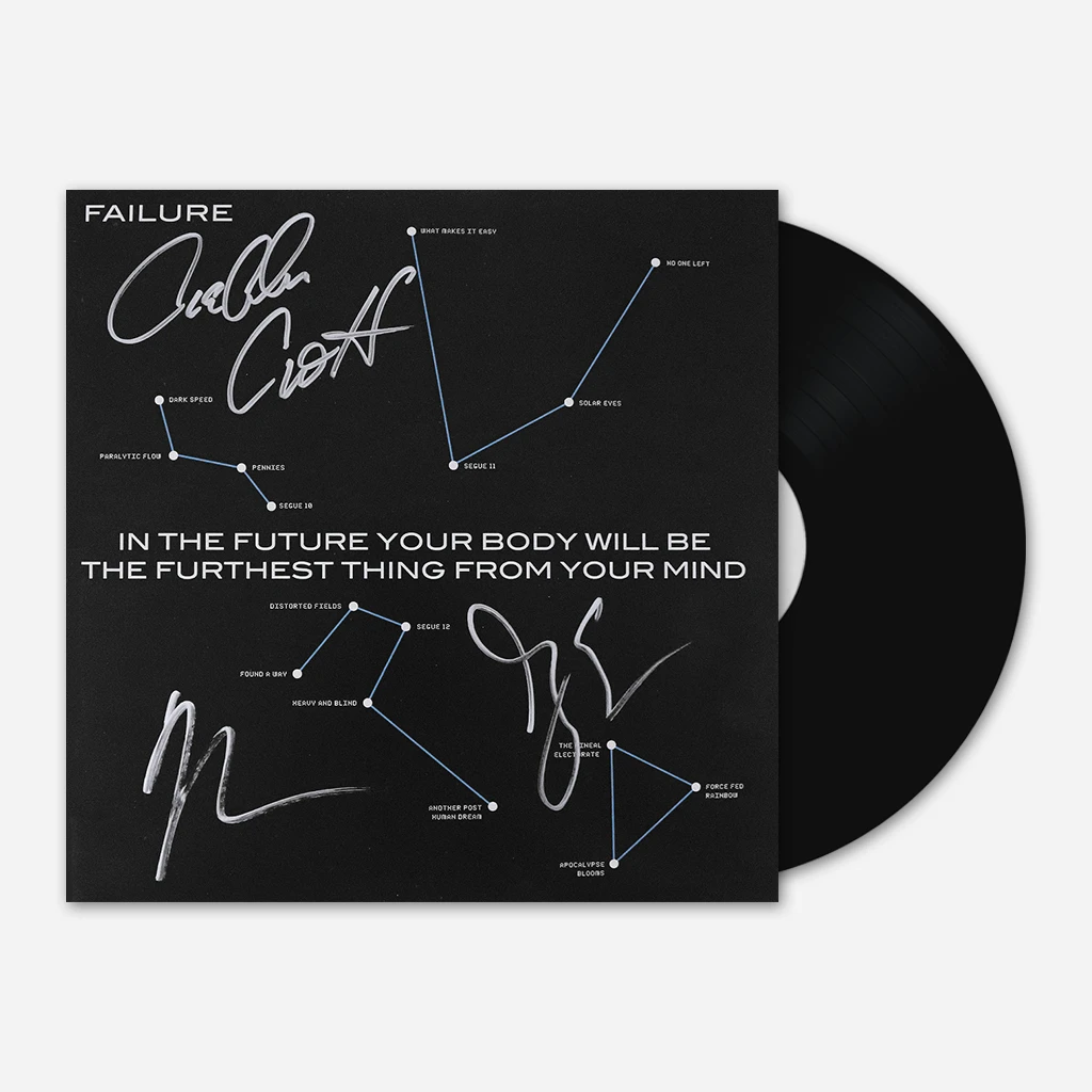 Failure New Merch In The Future Your Body Will Be The Furthest Thing From Your Mind Signed 12" Double Vinyl 1 Failure New Merch In The Future Your Body Will Be The Furthest Thing From Your Mind Signed 12" Double Vinyl