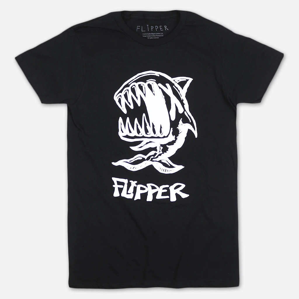 Flipper X Fish Black T-Shirt New Merch 1 Flipper X Fish Black T-Shirt New Merch