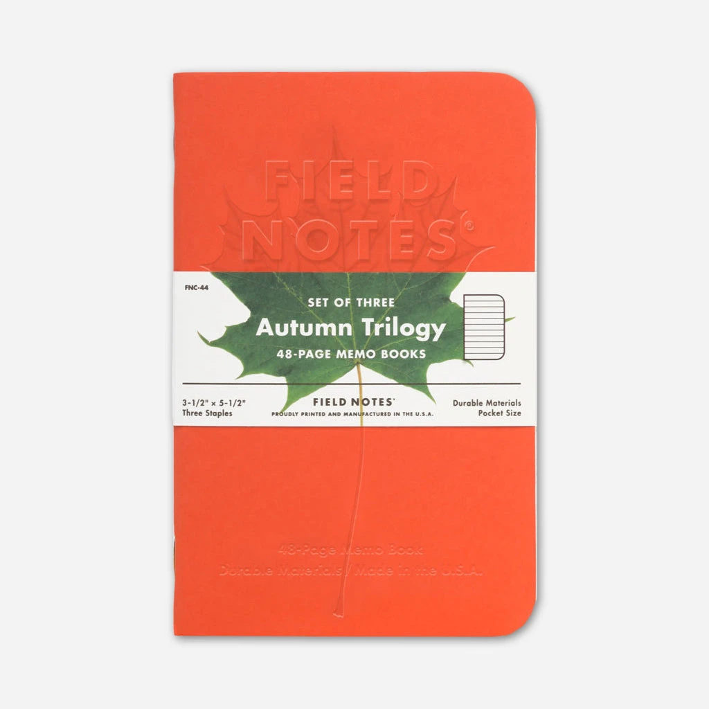 Field Notes Autumn Trilogy 3-Pack 1 Field Notes Autumn Trilogy 3-Pack
