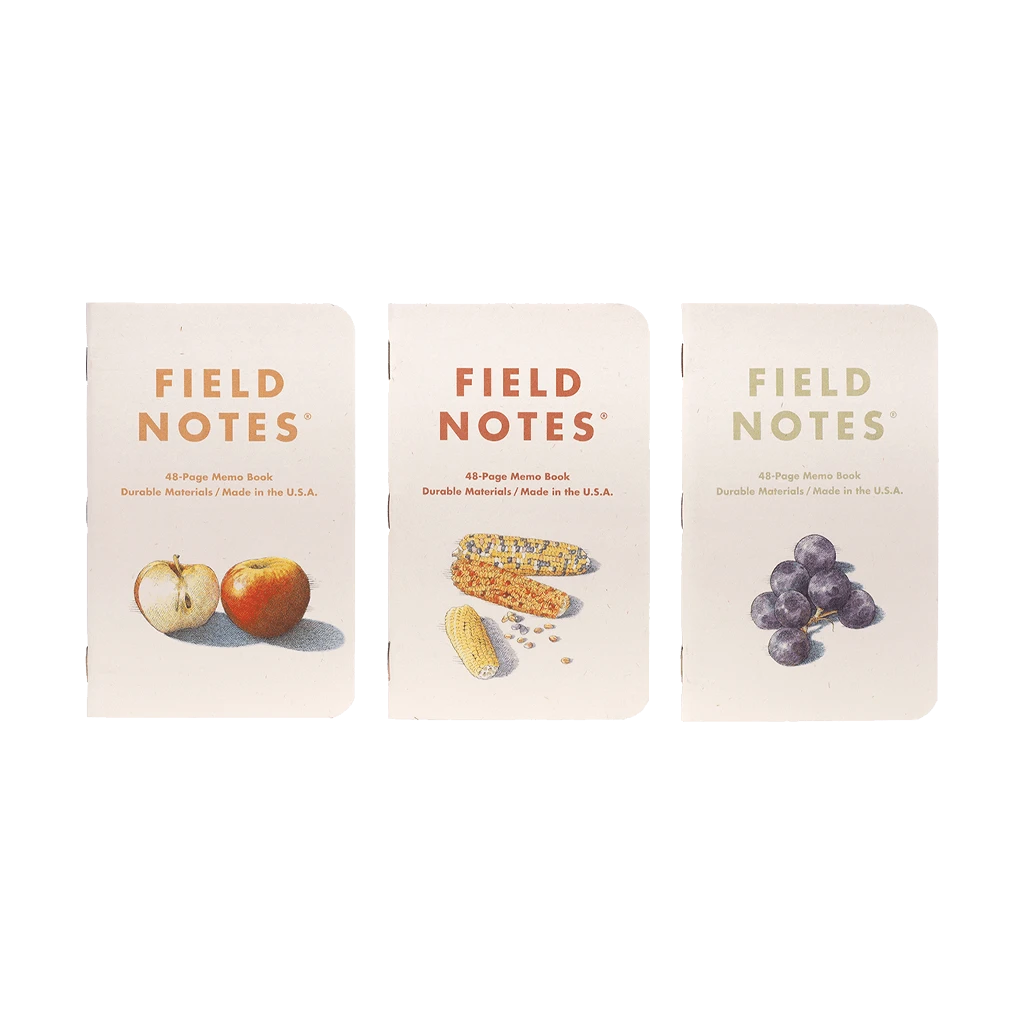 Field Notes New Merch Harvest 3-Pack 4 Field Notes New Merch Harvest 3-Pack