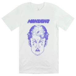 Mansions Double Header White T-Shirt New Merch