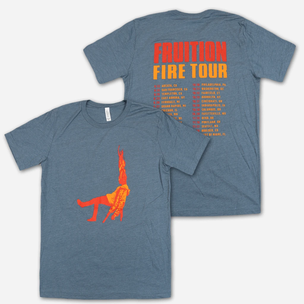 Fruition New Merch Flaming Man Unisex Heather Blue T-Shirt 1 Fruition New Merch Flaming Man Unisex Heather Blue T-Shirt