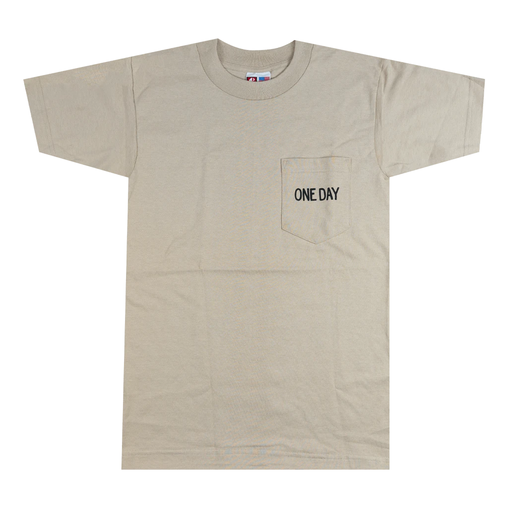 Jonathan Ogden New Merch One Day Sand Pocket T-Shirt 4 Jonathan Ogden New Merch One Day Sand Pocket T-Shirt