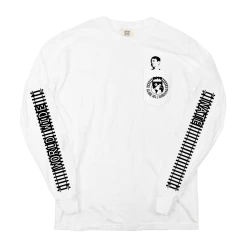 Globe Hell Warning World Wide Nate White Long Sleeve T-Shirt New Merch