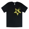 Stars Of The Lid New Merch Star Face Charcoal Black T-Shirt