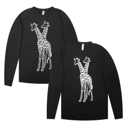 Giraffes? Giraffes! SUPERBASS!!!! Eco-Black Champ Pullover