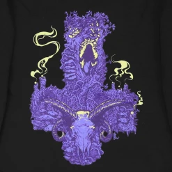 Green Lung Wildwood Cross Black Hoodie