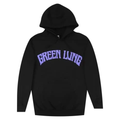 Green Lung Wildwood Cross Black Hoodie
