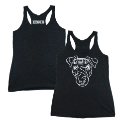 Edie Brickell & New Bohemians Hunter Logo Racerback Vintage Black Tank