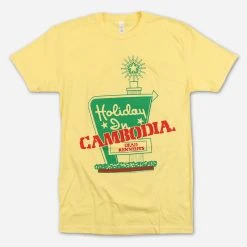 Dead Kennedys Holiday In Cambodia Banana T-Shirt New Merch