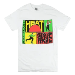Hot Flash Heat Wave Exercise White T-Shirt