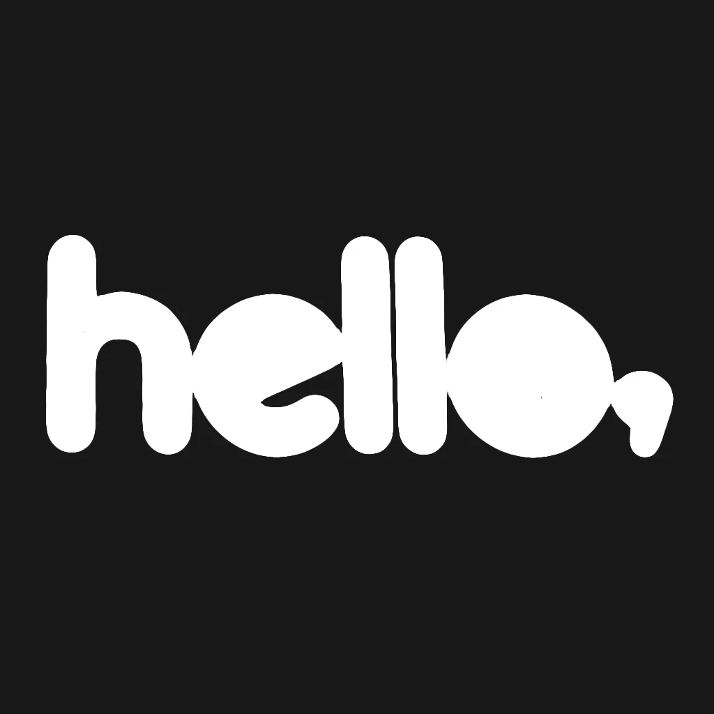 Hello Merch Hello Logo Black T-Shirt 2 Hello Merch Hello Logo Black T-Shirt