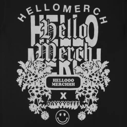 Hello Merch New Merch X Dayyy Offf Black T-Shirt