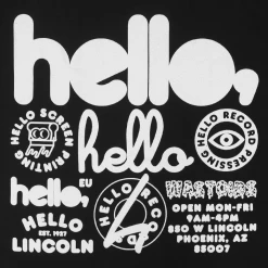 Hello Merch Hello Family 2021 Black T-Shirt