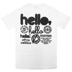 Hello Merch Hello Family 2021 White T-Shirt New Merch