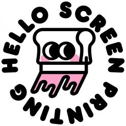 Hello Merch New Merch Hello Screen Printing White T-Shirt