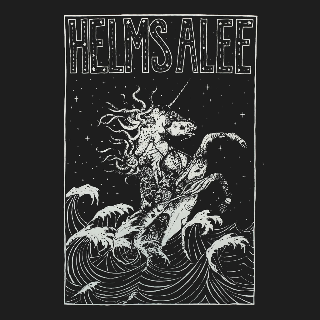 Helms Alee New Merch Unicorn Black T-Shirt 2 Helms Alee New Merch Unicorn Black T-Shirt