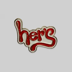 New Merch Her's Logo Pin