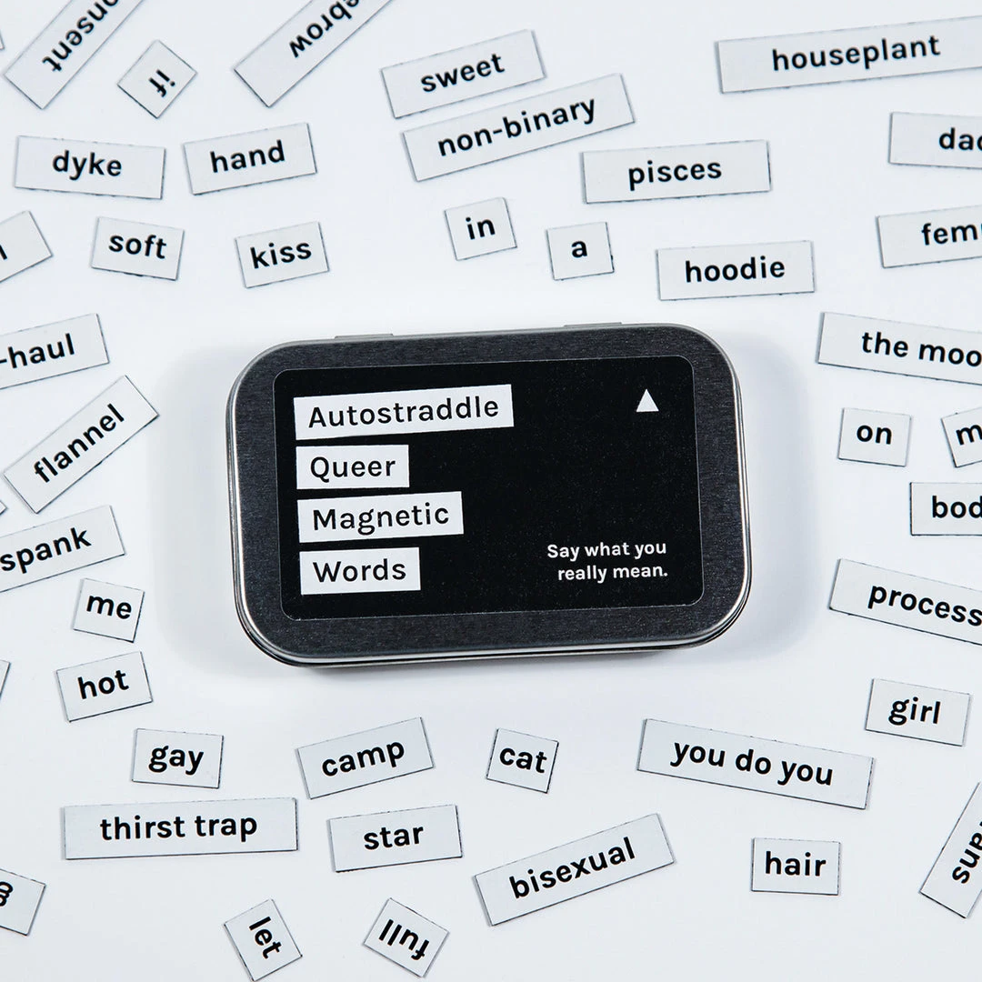 Autostraddle New Merch Queer Magnetic Words Kit 1 Autostraddle New Merch Queer Magnetic Words Kit