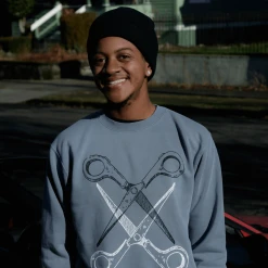 Autostraddle New Merch Scissoring Sweatshirt
