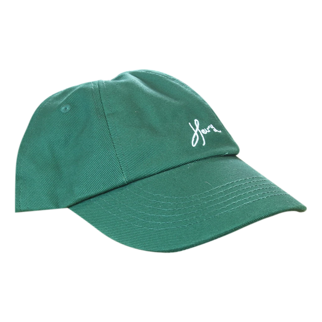 Her's Script Dino Green Dad Hat New Merch 3 Her's Script Dino Green Dad Hat New Merch