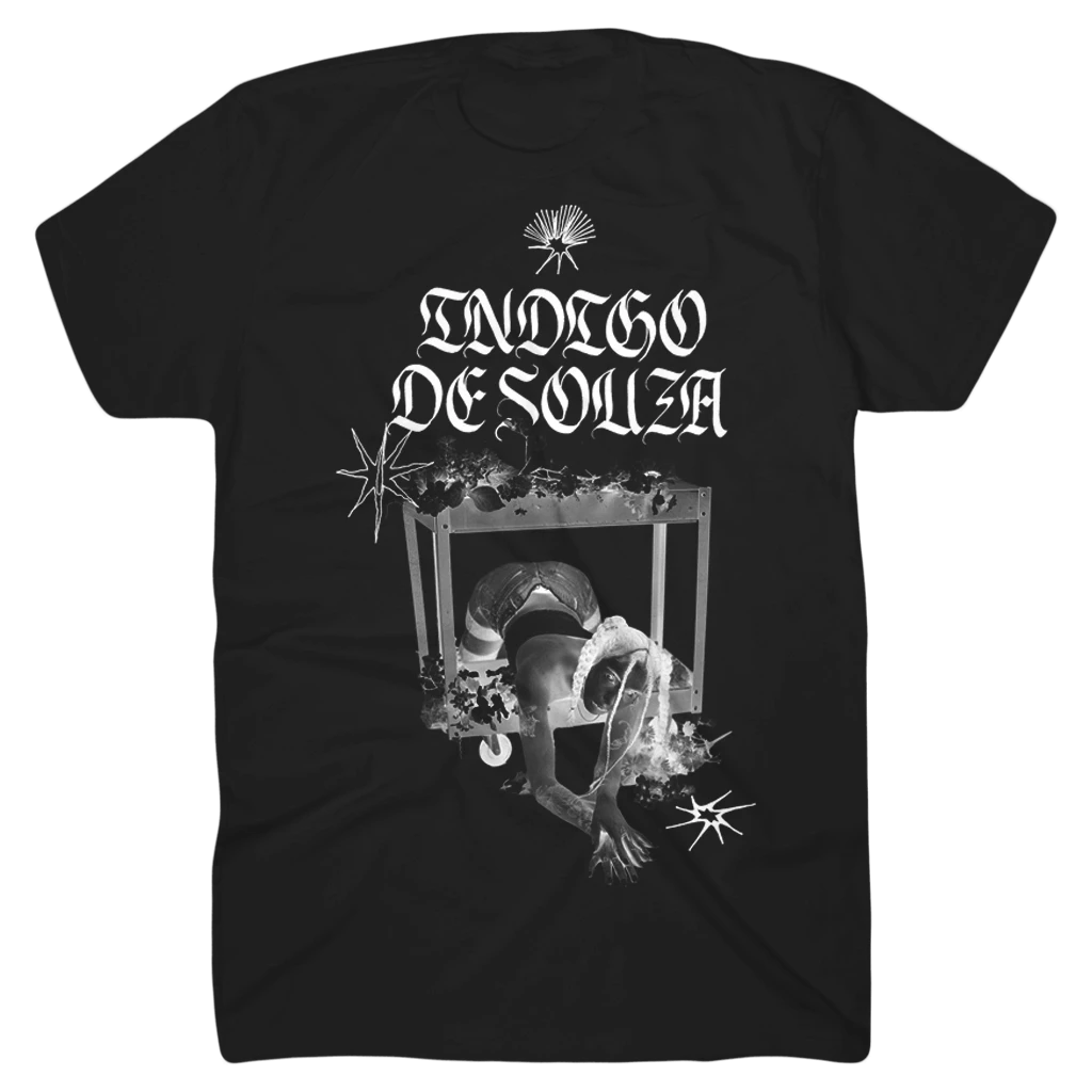 Indigo De Souza New Merch Negative Flower Cart T-Shirt 1 Indigo De Souza New Merch Negative Flower Cart T-Shirt