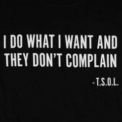 T.S.O.L. Code Blue Lyric T-Shirt New Merch