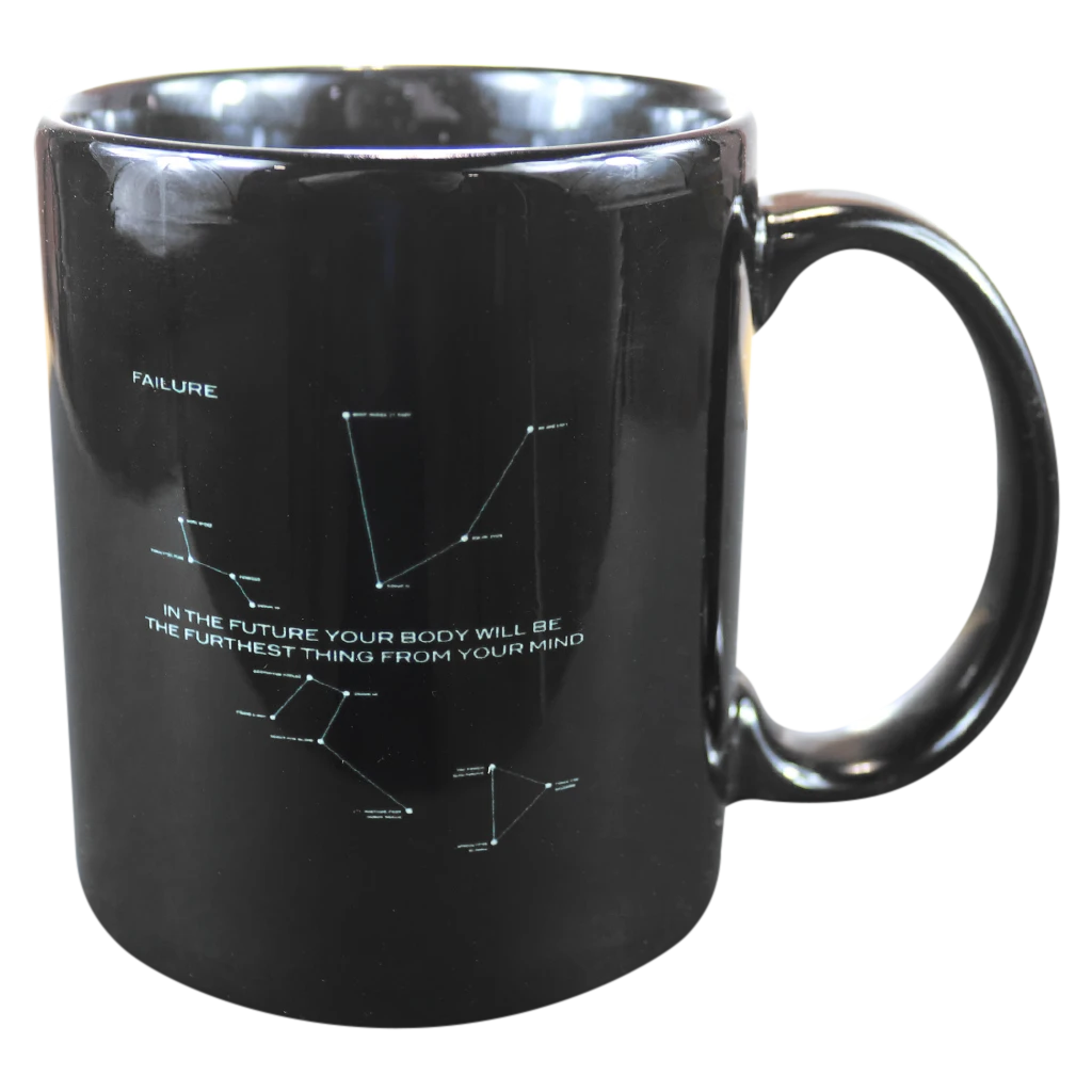 Failure New Merch In The Future Black Coffee Mug 3 Failure New Merch In The Future Black Coffee Mug