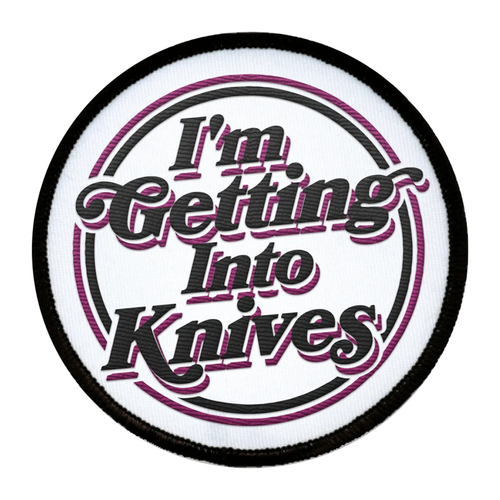 The Mountain Goats New Merch I'm Getting Into Knives Patch 2 The Mountain Goats New Merch I'm Getting Into Knives Patch