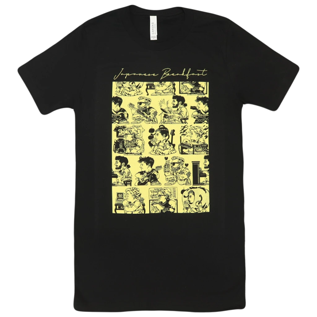 Japanese Breakfast JB Fam Black T-Shirt New Merch 1 Japanese Breakfast JB Fam Black T-Shirt New Merch