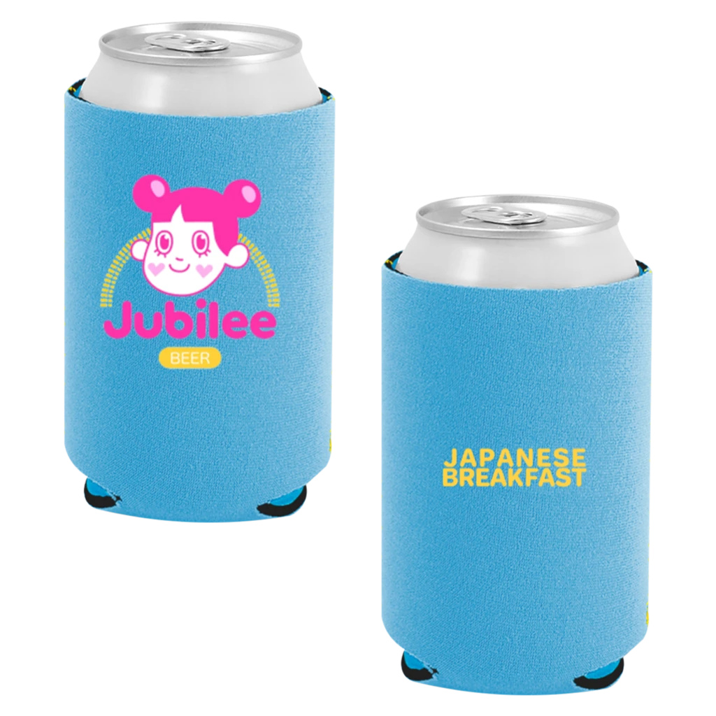 Japanese Breakfast Jubilee Beer Koozie 1 Japanese Breakfast Jubilee Beer Koozie